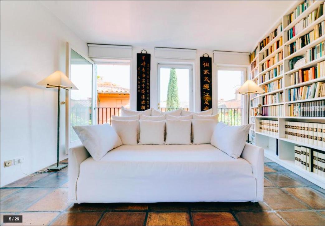 Luxury Art Apartment In Trastevere With Terrace Roma Exterior foto