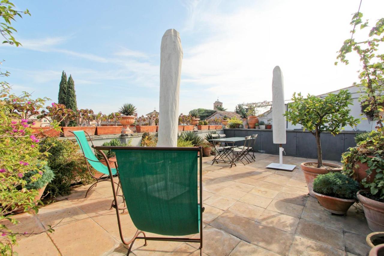 Luxury Art Apartment In Trastevere With Terrace Roma Exterior foto